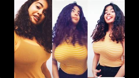 huge amateur boobs|CUTE Sam TikTok Influencer big tits nudes